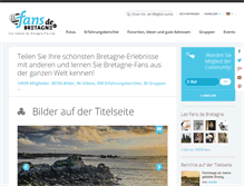 Tablet Screenshot of fans-der-bretagne.com